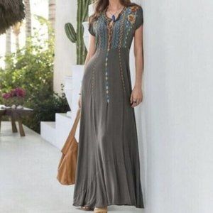 Johnny Was Maxi Dress Size Small NWT! CROZIER